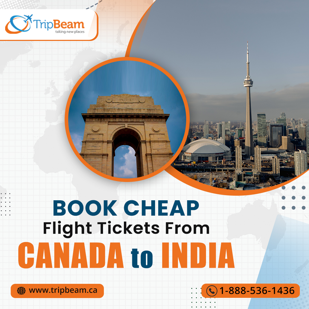 Book flight tickets from Canada to India