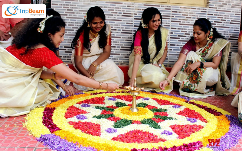 Pookkalam (Flower Rangoli)