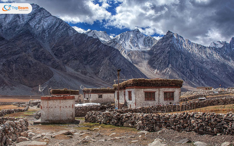 The Last Village in Suru river valley Rangdum Village